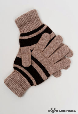Перчатки взрослые из монгольской шерсти (арт. 04194)