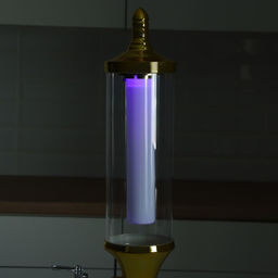 Башня пивная Петронас, 3 л, колба для льда, подсветка, 2 батарейки AG3, золотистая - Simaland фото 11