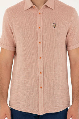 U. S. Polo Assn / Мужская рубашка с коротким рукавом в плитку - U.s. polo assn фото 6