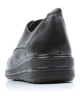 03-5066 BLACK Полуботинки женские (натуральная кожа)