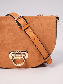 Сумка замшевая Azaro 31032 оранжевый карандаш