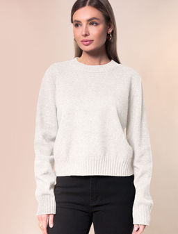 VILATTE / Укороченный джемпер из пряжи с кашемиром