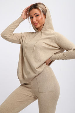 Костюм вязаный теплый с брюками и кофтой #6