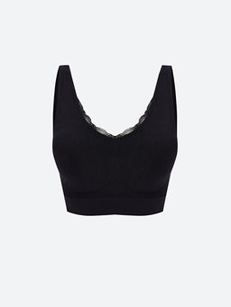 Balensiz Dolgusuz D?z Seamless Sporcu S?tyen
