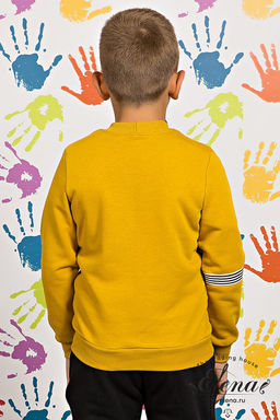 Толстовка М22052а Горчичный - Елена фото 4