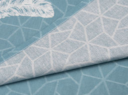 1028/0-БЧ Наволочка 50*70 "Феникс" рис. 658401 К голубая ель В АССОРТИМЕНТЕ