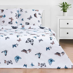 Постельное бельё Этель Дуэт Легкость 143х215 см - 2 шт, 220х240 см, 70х70 см -2 шт, поплин 125 г/м2  фото 3