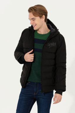 U. S. Polo Assn / Мужское черное пальто - U.s. polo assn фото 3