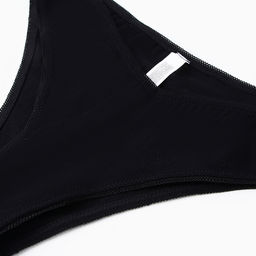 Трусы женские бразилиана Mark Formelle, набор 3 шт., чёрные, размер 48 (L)