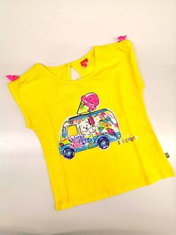 CRB wear / CSK 61321 Футболка для девочки, жёлтый/Ex.Cherubino