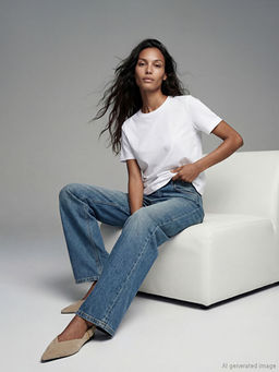 Bisiklet Yaka Kad?n Ti??rt