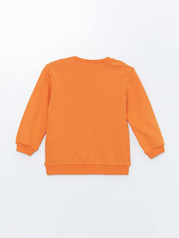 Bisiklet Yaka Uzun Kollu Erkek Bebek Sweatshirt ve E?ofman Alt 2li Tak?m - Waikiki фото 3