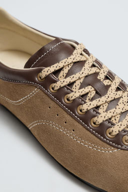 LEATHER TRAINERS HARRY LAMBERT FOR ZARA x DISNEY  фото 5