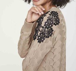 Пуловер, песочно-черный - Heine фото 5