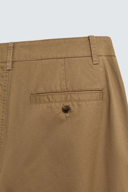 RELAXED FIT PLEATED CHINO TROUSERS - Zara фото 10