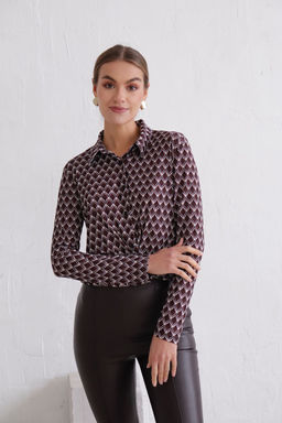 11493 Рубашка с принтом - Martichelli фото 3