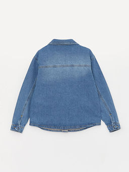 Rahat Kal?p K?z ?ocuk Jean Ceket - Waikiki фото 2