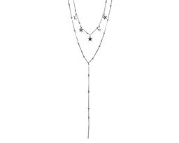 Колье из серебра без вставки, ТФК-46