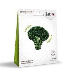 Klart набор для вышивания 10-003 Брошь. Брокколи 5.5 х 5.5 см