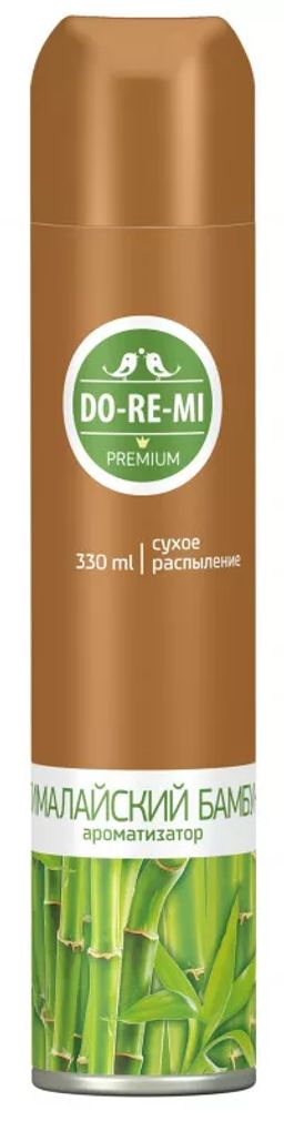 ДО-РЕ-МИ Premium ароматизатор воздуха сух.распыление 330мл Гималайский бамбук