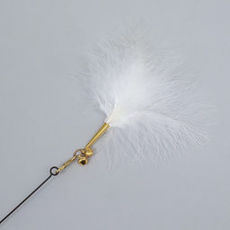 Дразнилка-удочка Мягкая забава со стальным тросиком, 90 см - Пижон фото 2