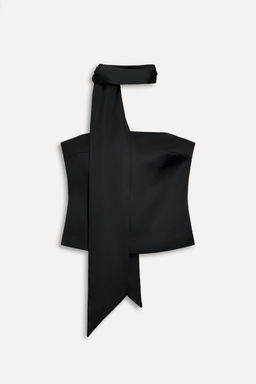 SATIN SCARF TOP 50TH ANNIVERSARY - Zara фото 2