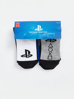 PlayStation Desenli Erkek ?ocuk Patik ?orap 5li
