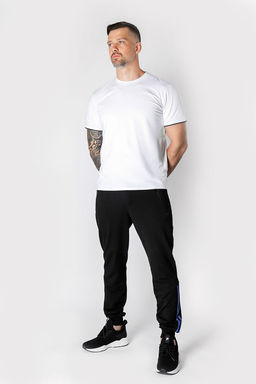 Брюки без начёса из футера двунитки