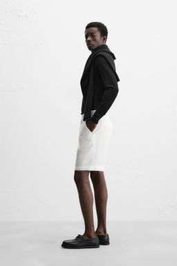 100% LINEN BERMUDA SHORTS - Zara фото 14