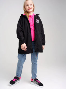 12321125 Куртка текстильная с полиуретановым покрытием для девочек (ветровка) - Playtoday фото 5