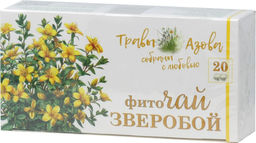 Травы Азова. Зверобой карт.упаковка, 20 пак.