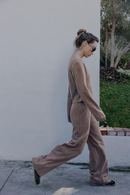 CHAQUETA SOFT BOTONES / Mocha - Zara фото 4