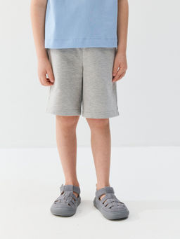 Шорты бермуды Серый меланж - Bungly фото 3