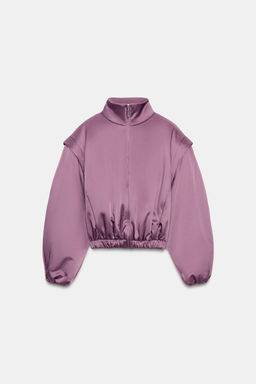 PUFFER JACKET WITH DEFINED SHOULDERS - Zara фото 8