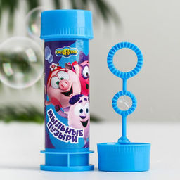 Цена за 15 шт. Мыльные пузыри, Смешарики, 45 мл