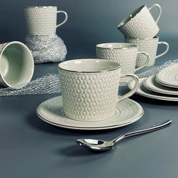 Чайный набор 12пр. 220мл в под.уп. Фарфор арт.305-341 /LENARDI/