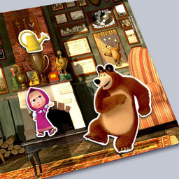 Магнитная игра «Маша и Медведь»