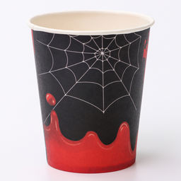 Цена за 6 шт. Стакан одноразовый бумажный Halloween party, 250 мл , на Хэллоуин - Страна карнавалия фото 2