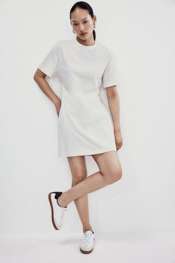 Vestido camiseta entallado - H&m фото 2
