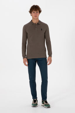 Erkek Vizon Basic Sweatshirt Sepette S_rpriz _ndirim - U.s. polo assn фото 4