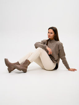 Челси 360.P.taskanaka.Капучино замша/шерсть