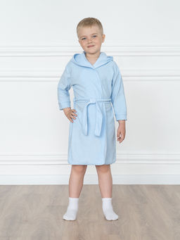 Халат детский светло-голубой 908 (86, 52)