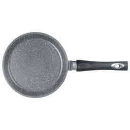 Сковорода блинная с тефлоновым покрытием д22см Графит, h2см, s0,3см, ручка из термостойкого пластика (Россия) - Домашняя мода фото 2
