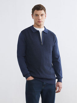 Polo Yaka Erkek Triko Kazak