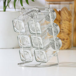 Набор для специй на подставке Лесенка, ёмкость, 4,510,5 см, 6 шт - Simaland фото 7