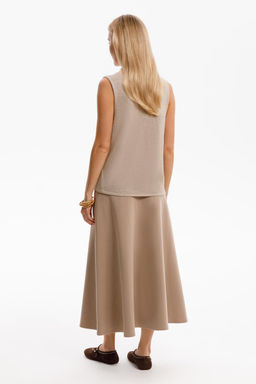 ЕВТ 7028/песчаный берег юбка жен