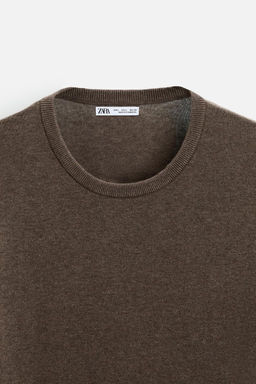 TEXTURED COTTON SWEATER - Zara фото 8
