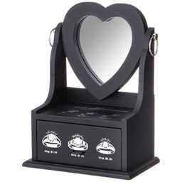 ШКАТУЛКА ДЛЯ УКРАШЕНИЙ С ЗЕРКАЛОМ 18*11*29,5 СМ - Lefard фото 2