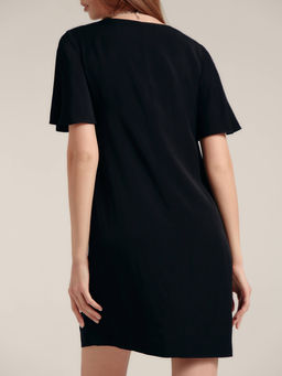 CONTE Платье свободного кроя LPL 1190 из вискозы black black
