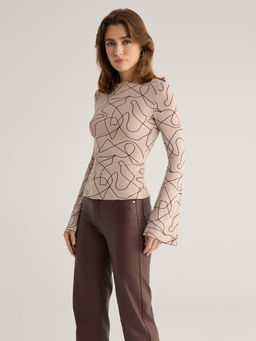 ESLI Джемпер BNH2BRD (MM) beige-lines - Conte elegant фото 2